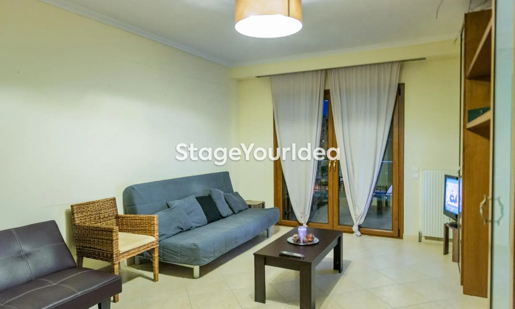 Lux Apartment - One Bedroom , Living Room , Kitchen , Bathroom - For 1 To 7 People, Also For Parties & Gatherings Up To 25 People, Only 15 Minutes From Thessaloniki City Center And 8' Minutes From Thessaloniki Airport Neon Rysion 0*,  Greece