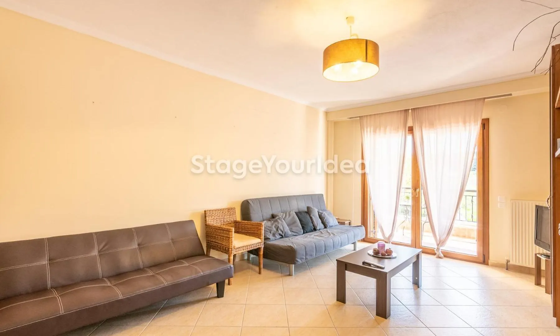 Lux Apartment - One Bedroom , Living Room , Kitchen , Bathroom - For 1 To 7 People, Also For Parties & Gatherings Up To 25 People, Only 15 Minutes From Thessaloniki City Center And 8' Minutes From Thessaloniki Airport Neon Rysion