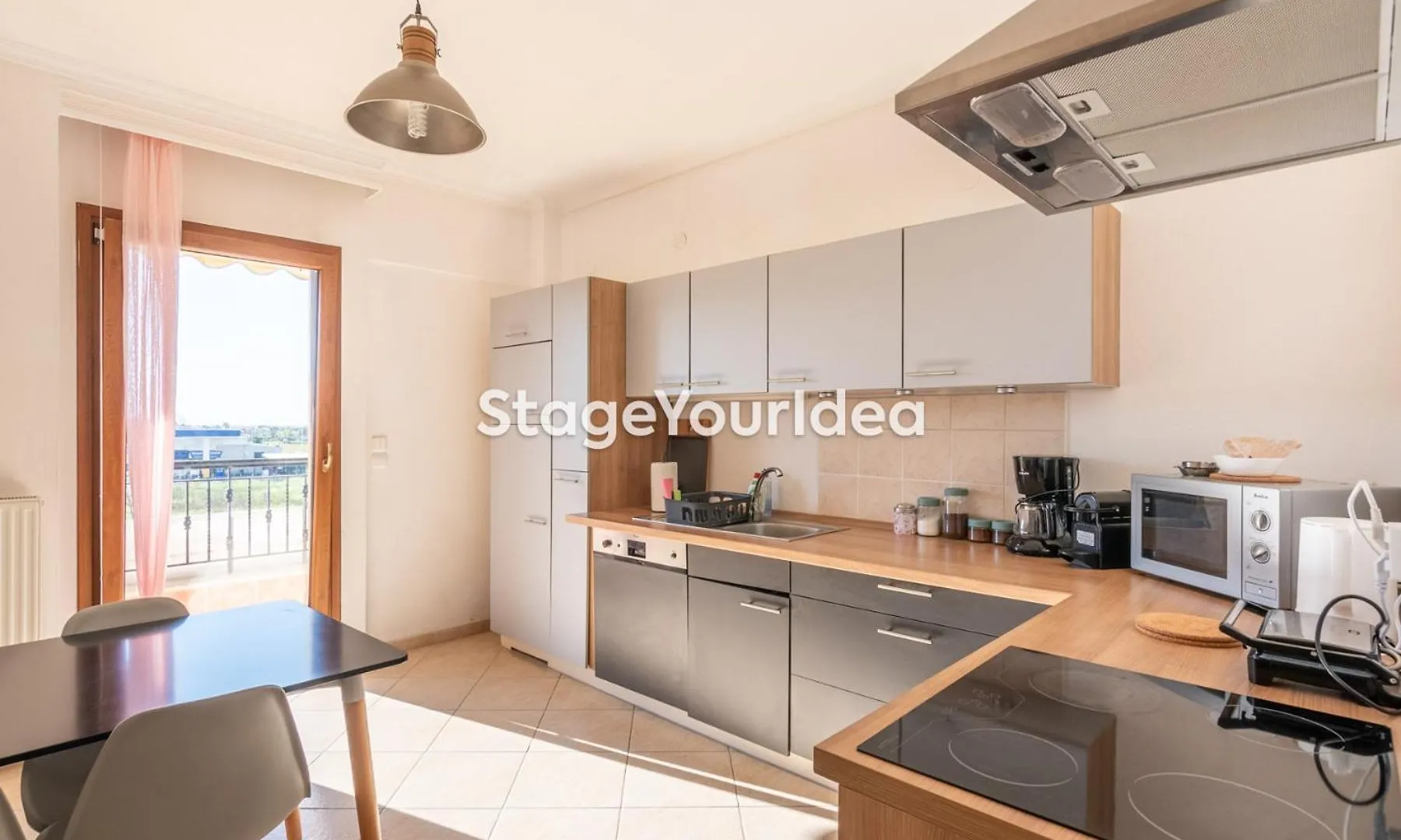 Lux Apartment - One Bedroom , Living Room , Kitchen , Bathroom - For 1 To 7 People, Also For Parties & Gatherings Up To 25 People, Only 15 Minutes From Thessaloniki City Center And 8' Minutes From Thessaloniki Airport Neon Rysion 0*,  Greece